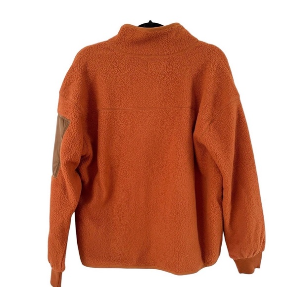 NWD Madewell MWL Resourced Sherpa Fleece Snap Front Jacket Size Small - Picture 5 of 10